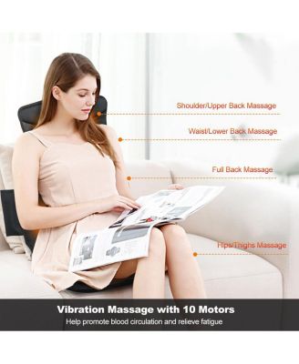 Foldable Full Body Massage Mat with 10 Vibration Motors