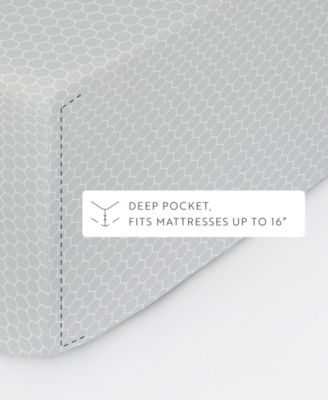 The Farmhouse Chic Premium Ultra Soft Pattern 4-Pc. Sheet Set, California King