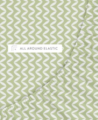 The Farmhouse Chic Premium Ultra Soft Pattern 4-Pc. Sheet Set, California King