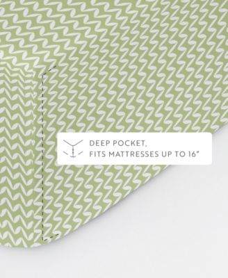 The Farmhouse Chic Premium Ultra Soft Pattern 4-Pc. Sheet Set, King