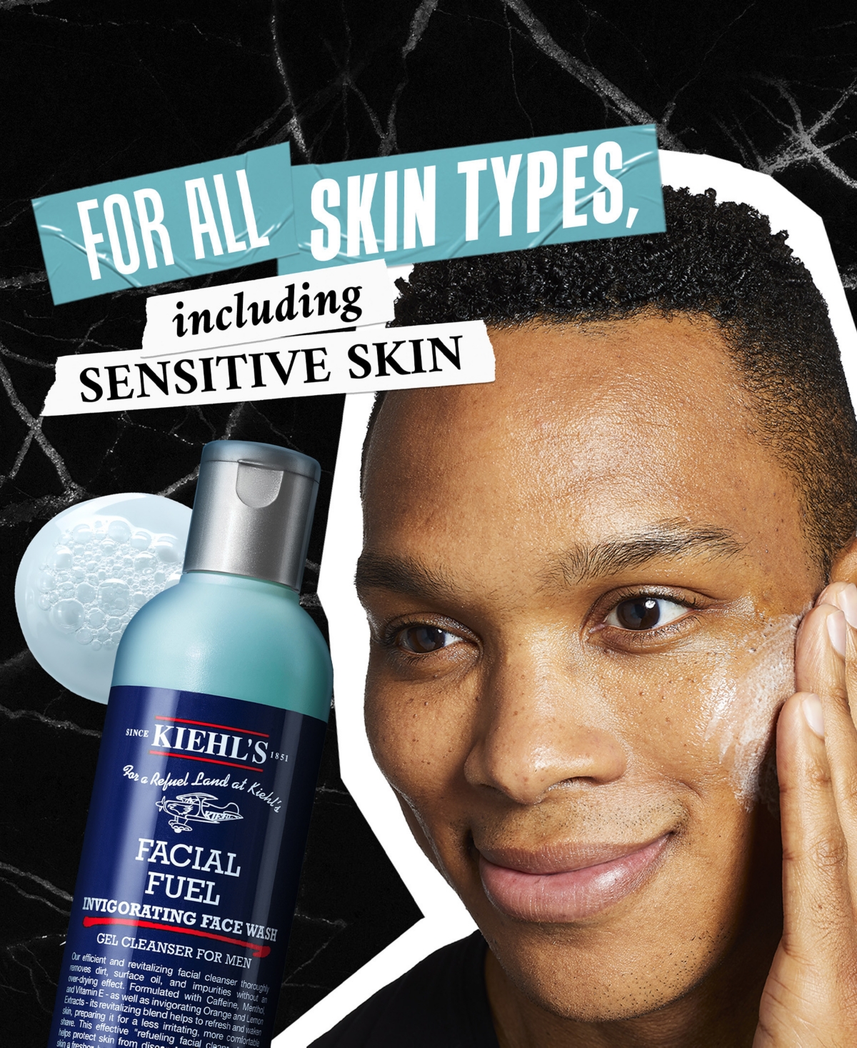 Kiehl's Since 1851 Facial Fuel Invigorating Face Wash, 16.9 oz.