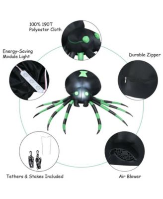6 ft Halloween Inflatable Blow-Up Spider