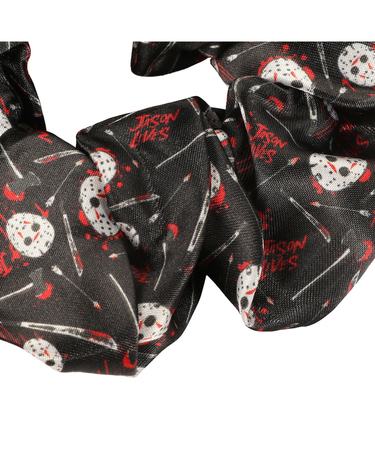 Friday the 13th Aop Stuffed Head 3 Pack Scrunchie Set