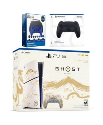 PlayStation 5 Ghost of Yotei Disc Bundle + Extra Controller, Accessory Kit