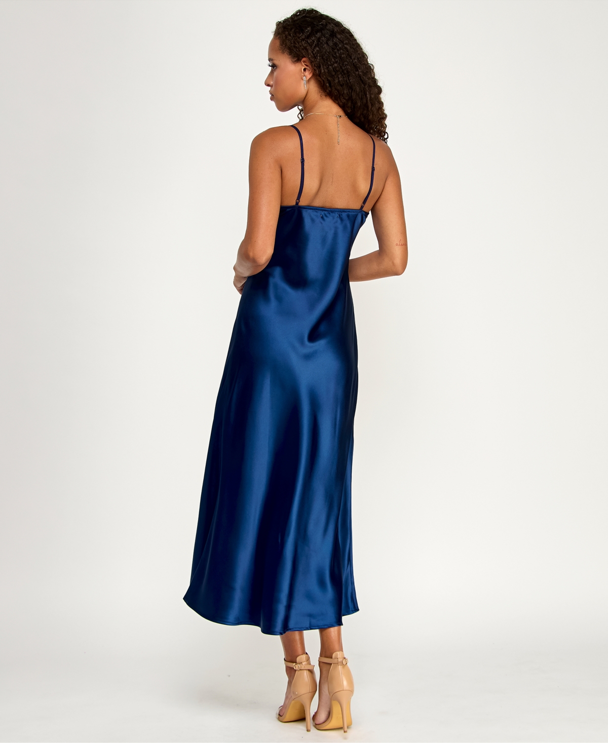 Katia Rae Juniors' V-Neck Pull-On Midi Dress