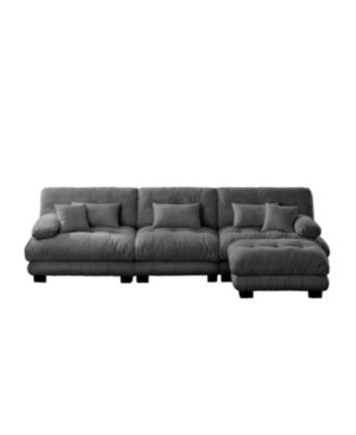 Streamdale Luxury Modular Sectional Sofa Couch, Oversized L Shaped Cloud Couch