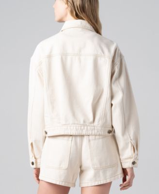 Women's Collar Button-Front Jacket