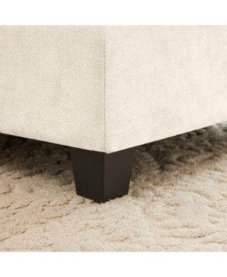 Streamdale Cloud Sectional L-Shaped Couch w/ Ottoman, Beige