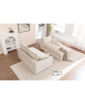 Streamdale 103" Cloud Sectional Couch with L-Shape Chaise, Modern Modular Sofa