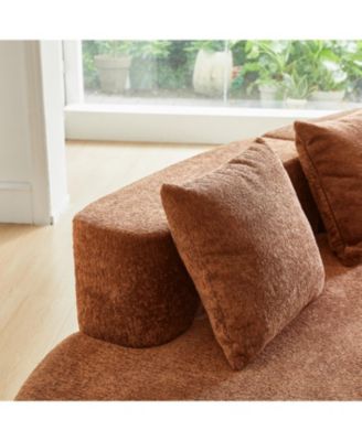 Streamdale Modern Curved Sectional Sofa, 5-Seater Couch for Living Room Home Decor