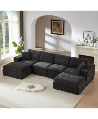 Streamdale Modern Chenille Cloud Sofa - Freely Combinable & Comfortable