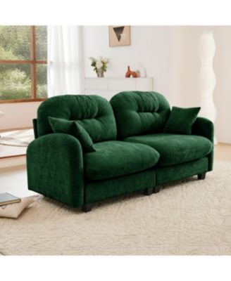 Streamdale Loveseat Cloud Sectional Couch, Chenille Tufted Cushion, Ergonomic, Easy Install,