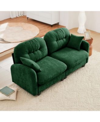 Streamdale Loveseat Cloud Sectional Couch, Chenille Tufted Cushion, Ergonomic, Easy Install,