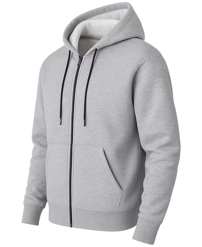 Men's Super Heavyweight Fleece Lined Full-Zip Hoodie