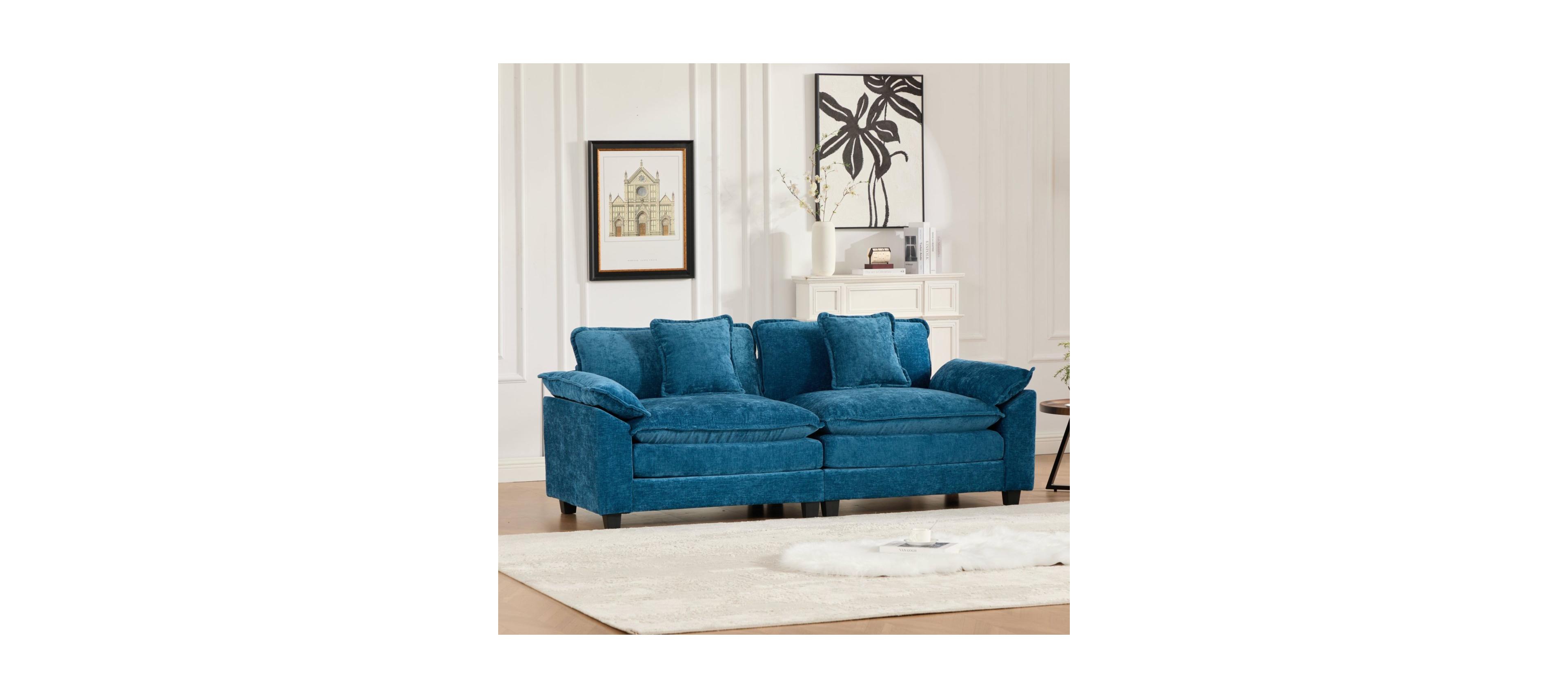 Streamdale Furniture Streamdale Cloud Couch: Ultimate Comfort Chenille Sofa with Ergonomic Support