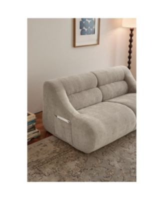 Streamdale Shoes sofa-in-a-Box, Memory Foam 2-Seater Couch, Beige