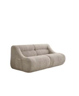 Streamdale Shoes sofa-in-a-Box, Memory Foam 2-Seater Couch, Beige