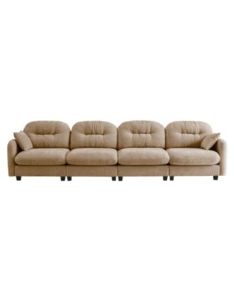Four-Seater Modular Sectional Couch with Premium Chenille Fabric
