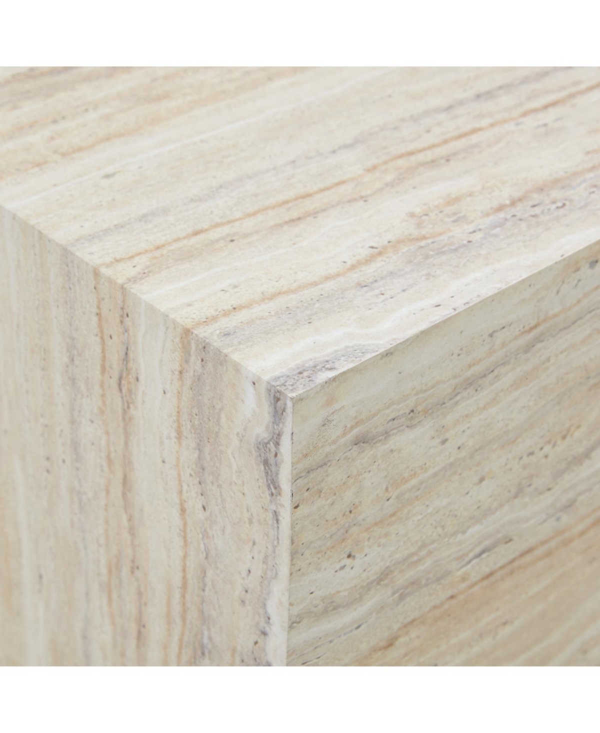 Streamdale Furniture Streamdale Modern Mdf coffee table with light wood texture. 39.323.611.8