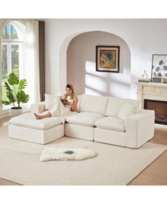 Streamdale Modern Chenille Cloud Sofa - Freely Combinable & Comfortable