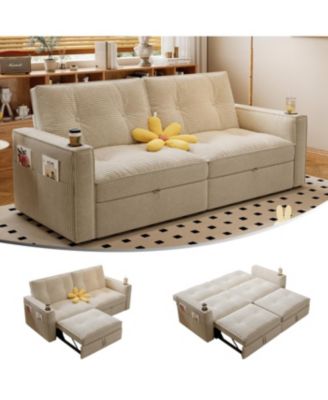 Multi-Functional Convertible Sofa Bed 2-in-1 (for Sitting & Sleeping