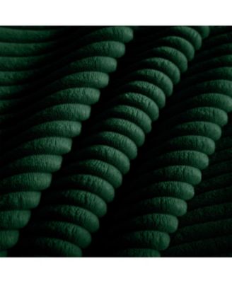 3 Seater Deep Seat Couch for Living Room, Green Corduroy