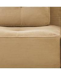 Streamdale Camel  Modern Modular Corduroy Sectional Sofa, 4-Seater Couch with Deep Seat