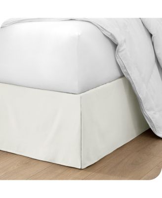 Tailored Microfiber Pleated Bedskirt, Full