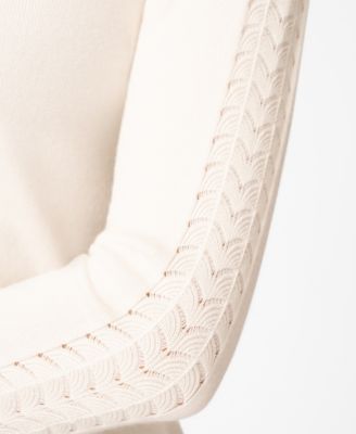 Petite Pointelle-Sleeve Crewneck Sweater