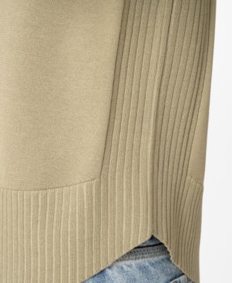 Petite Round Hem Pull-on Sweater