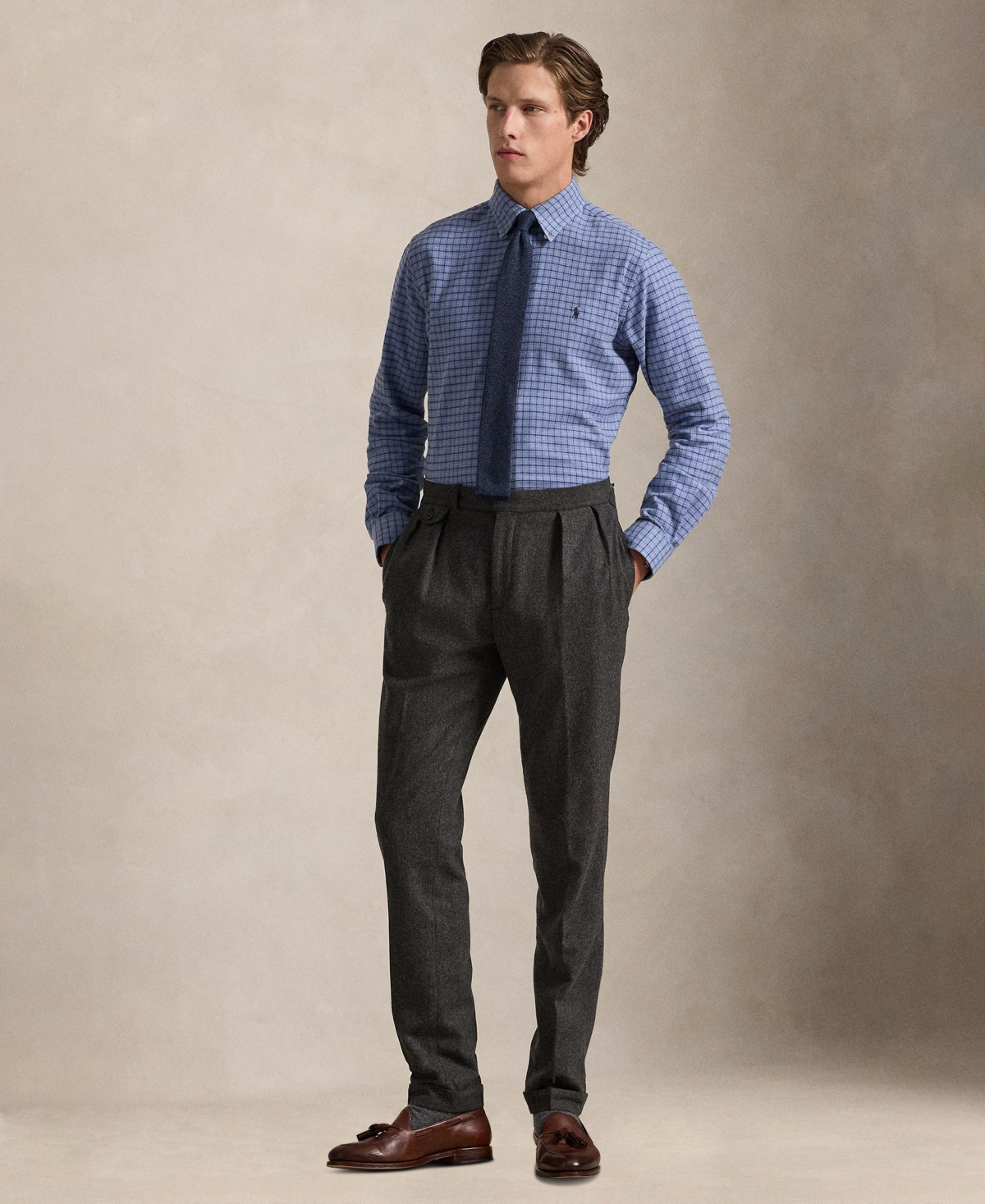 Polo Ralph Lauren Men's Classic-Fit Long-Sleeve Checked Shirt