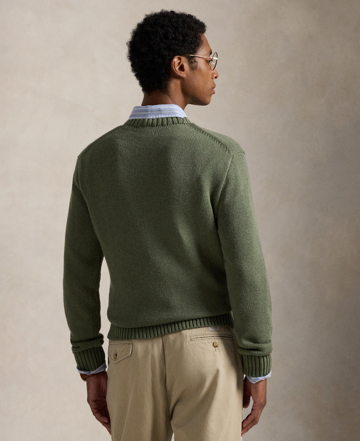 Polo Ralph Lauren Men's Bear Graphic Crewneck Sweater