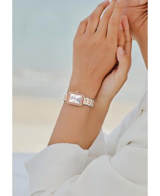 Women's Crystals Stainless Steel Bracelet Watch 22×28mm Westminster Victoria Hyde