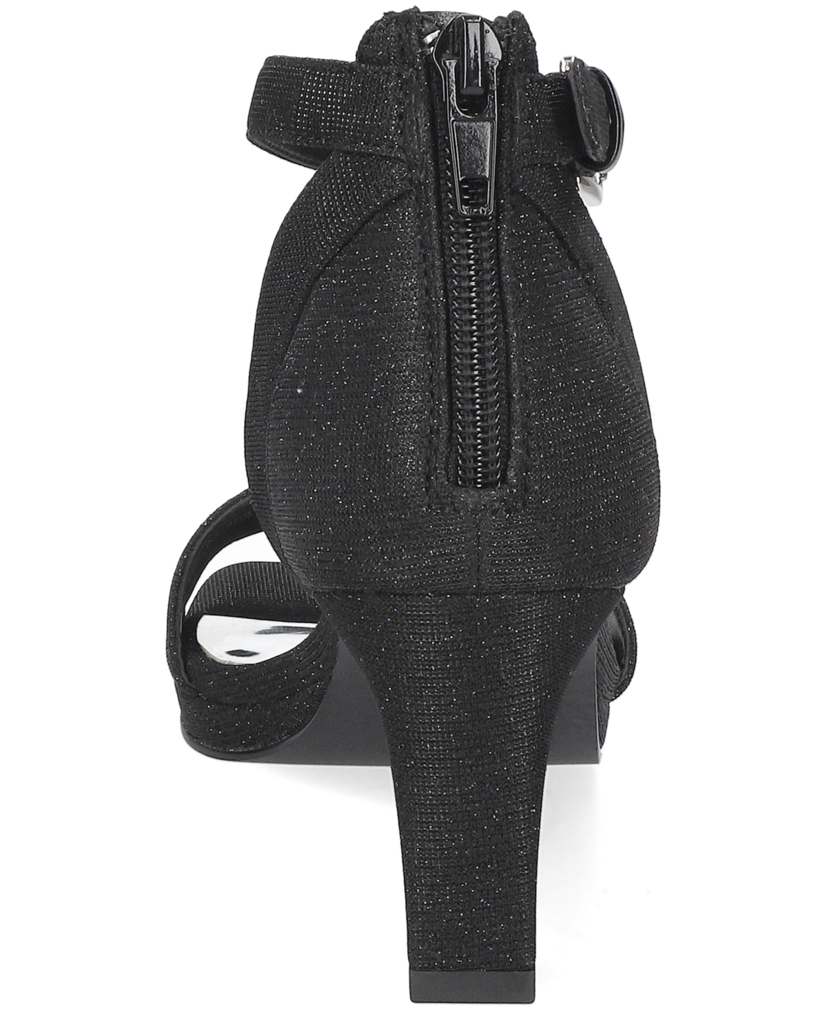 Easy Street Women's Ro Square Toe Heeled Sandals In Black