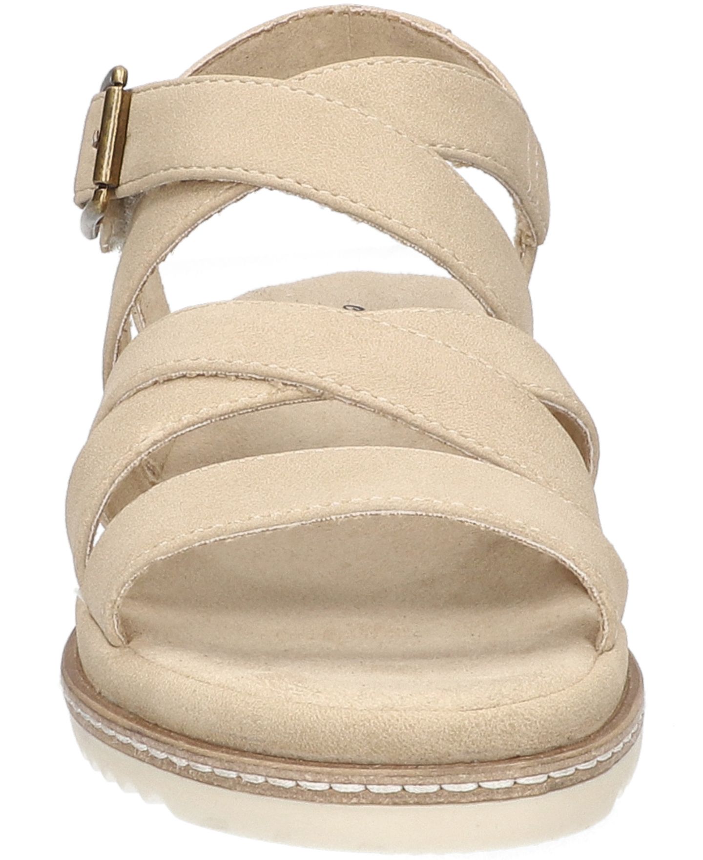 Женские сандалии Easy Street Madeline Platform Wedge, цвет: Бежевый — фото 6