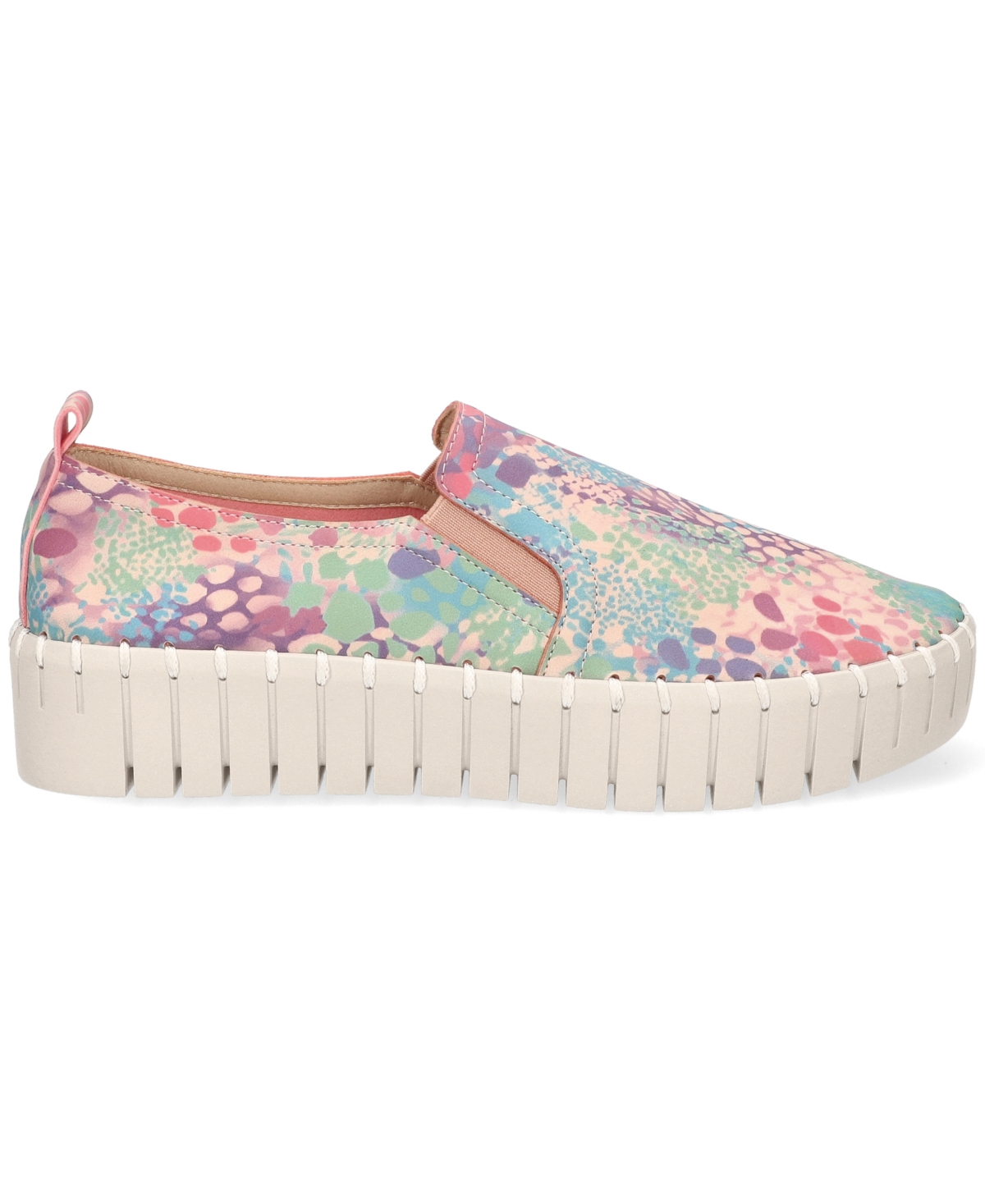 Easy Street Women's Peppy Slip-on Platform Sneakers In Multi