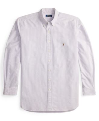 Men's Big & Tall Striped Classic Oxford Shirt