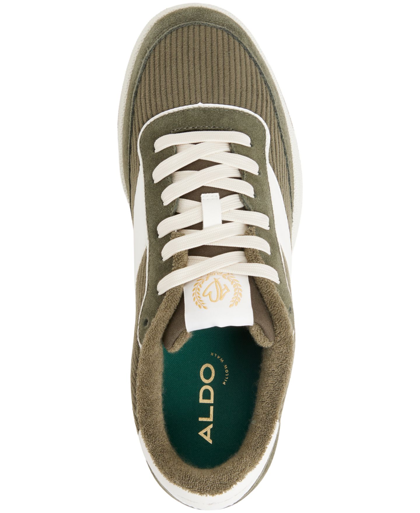 Мужские кроссовки ALDO Ashwin Textile Fashion Athletic, цвет: Оливковый — фото 4