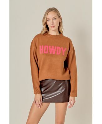 Women's Crewneck Statement Sweater