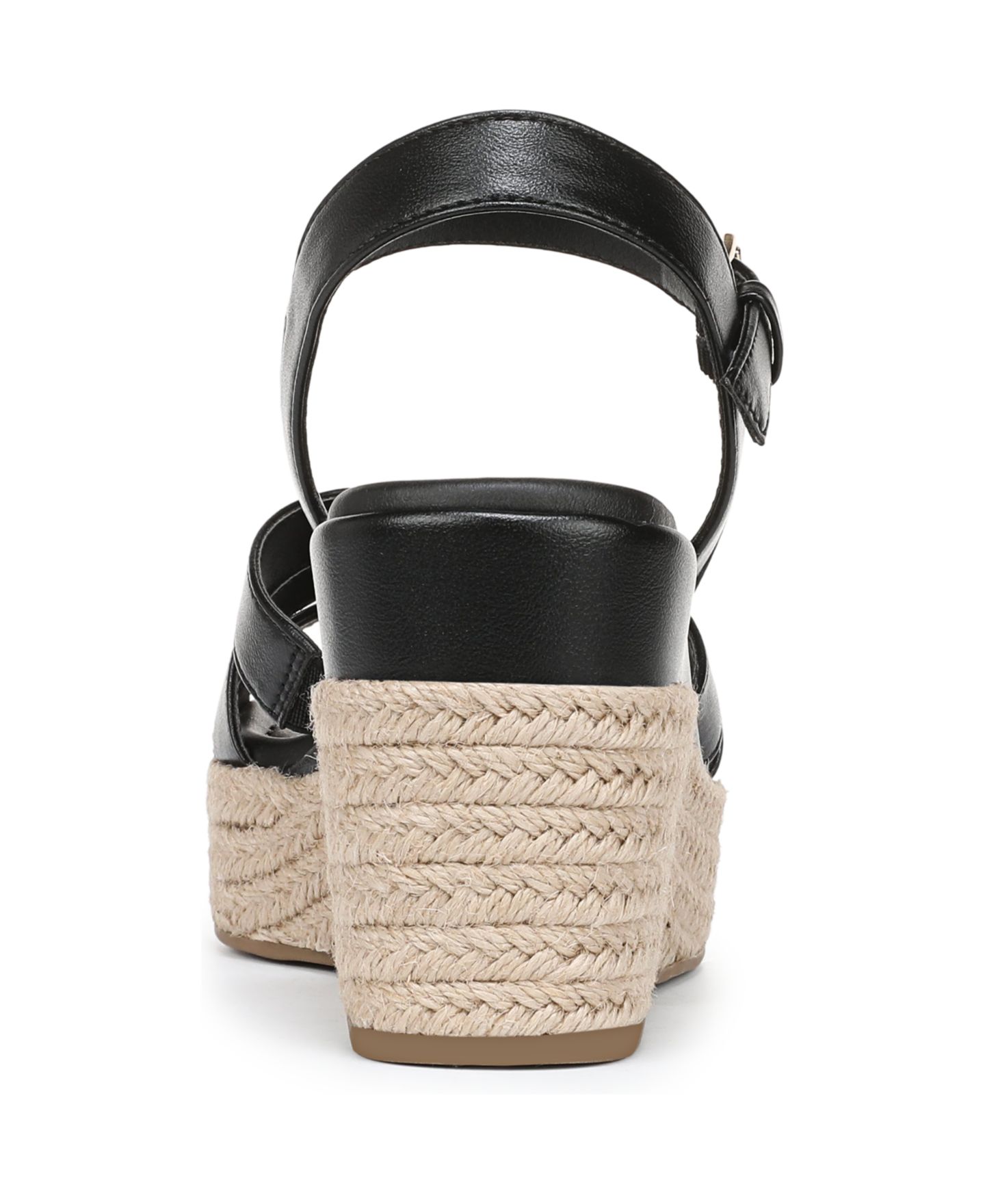 Женские сандалии LifeStride Havana Espadrille Wedge, цвет: Чёрная искусственная кожа — фото 3