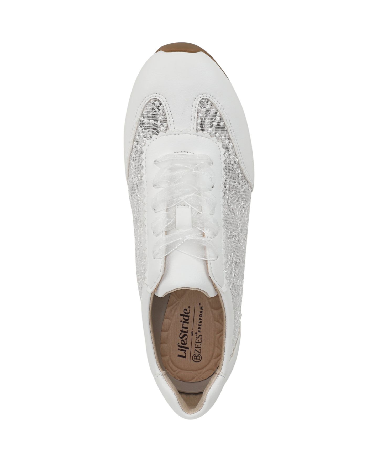 Женские кроссовки LifeStride Forsythia2 Lace-Up, цвет: Белая искусственная кожа — фото 5