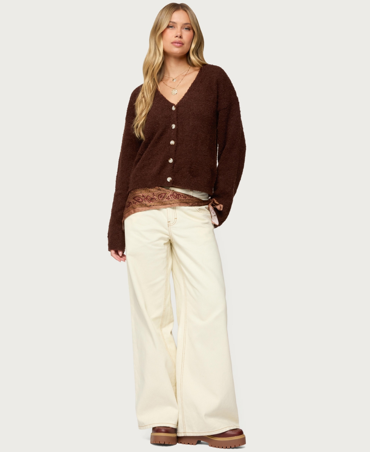 Edikted Women's Jade Knitted Cardigan