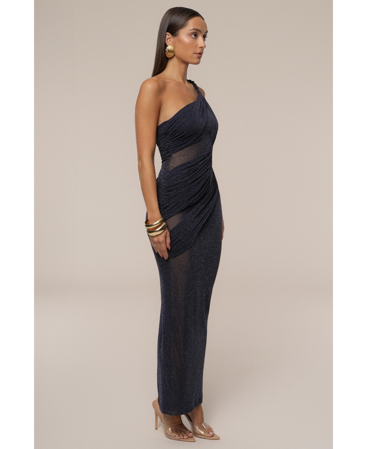 Jluxlabel Women's Alari One Shoulder Maxi Dress