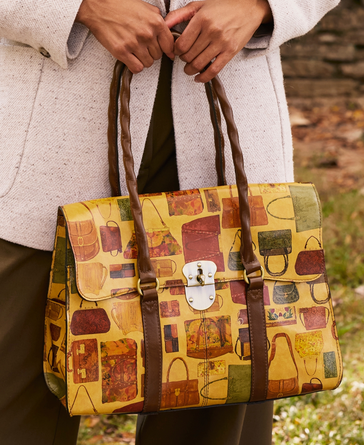 Patricia Nash Vienna Large Satchel Bag