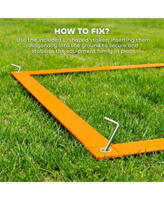 Dog Agility Training Equipment W/ Weave Poles, Adjustable Hurdle