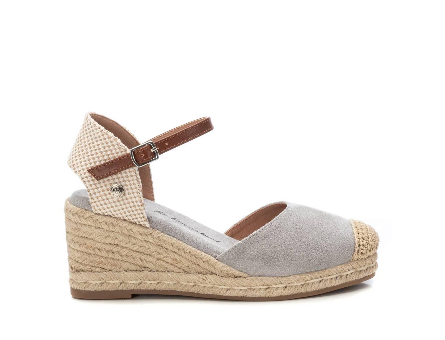 Женские сандалии XTI Espadrilles, цвет: Серебряный — фото 1