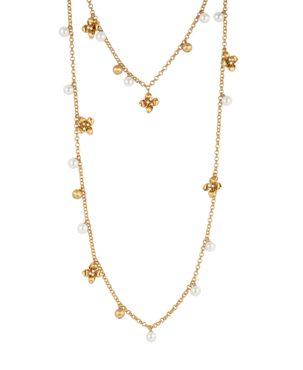 Retro Chic Iris Blossom Necklace