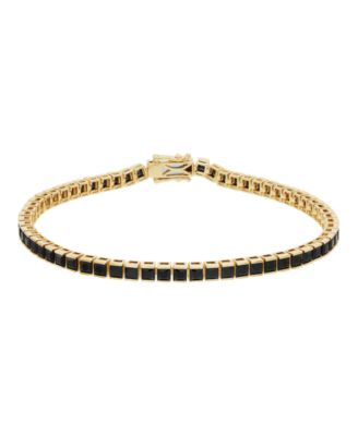 Onyx Bracelet (12-5/8 ct. t.w.) in 14k Yellow Gold-Plated Sterling Silver
