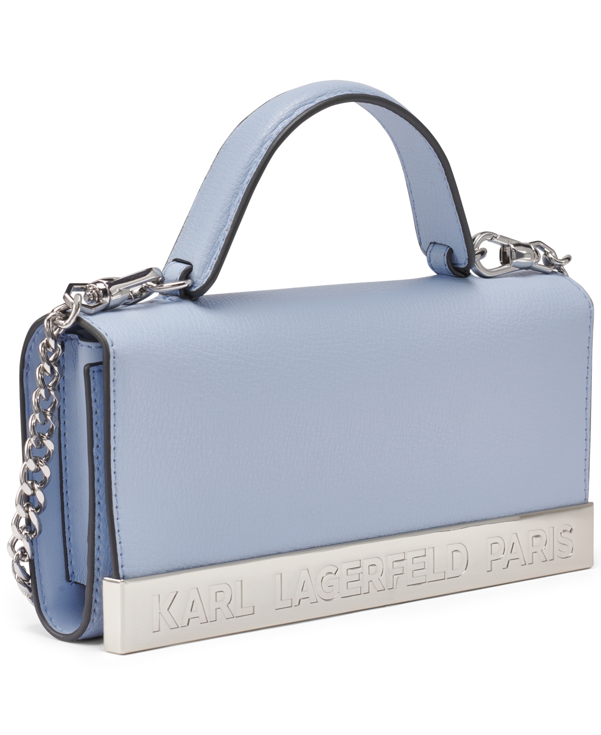 Karl Lagerfeld Paris Jacqueline Crossbody In Blue