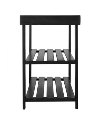 3-Tier Shoe Rack Bench for Entryway Shoe Storage Organizer
